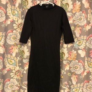 Tight Fit Black Dress